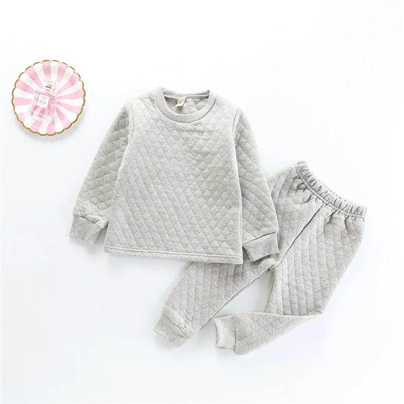 Комплект детских пижам одежда для мальчиков Сезон осень зима Для сна Детская