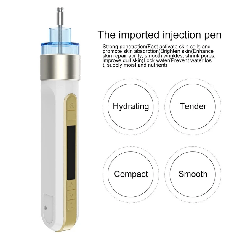 Портативный инжектор для кожи пистолет мезотерапии ручка инжекции удаление