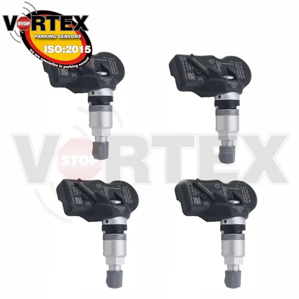 Датчик давления в шинах 4 шт. 433 МГц 5Q0907275 TPMS подходит для BMW Mini Porsche Rolls Royce Volkswagon