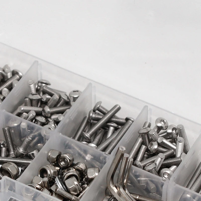 287PCS / 1 Box RC Car Screw Stainless Steel Screws Repair Tool Kit for raxxas Slash 2WD RTR Pro Truck compatible Accessories - купить по