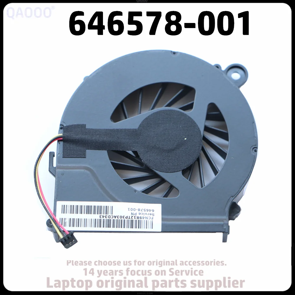 Новинка оригинал для HP CQ42 G4 G42 CQ62 G62 TPN Q68C Q72C охлаждающий вентилятор процессора 646578