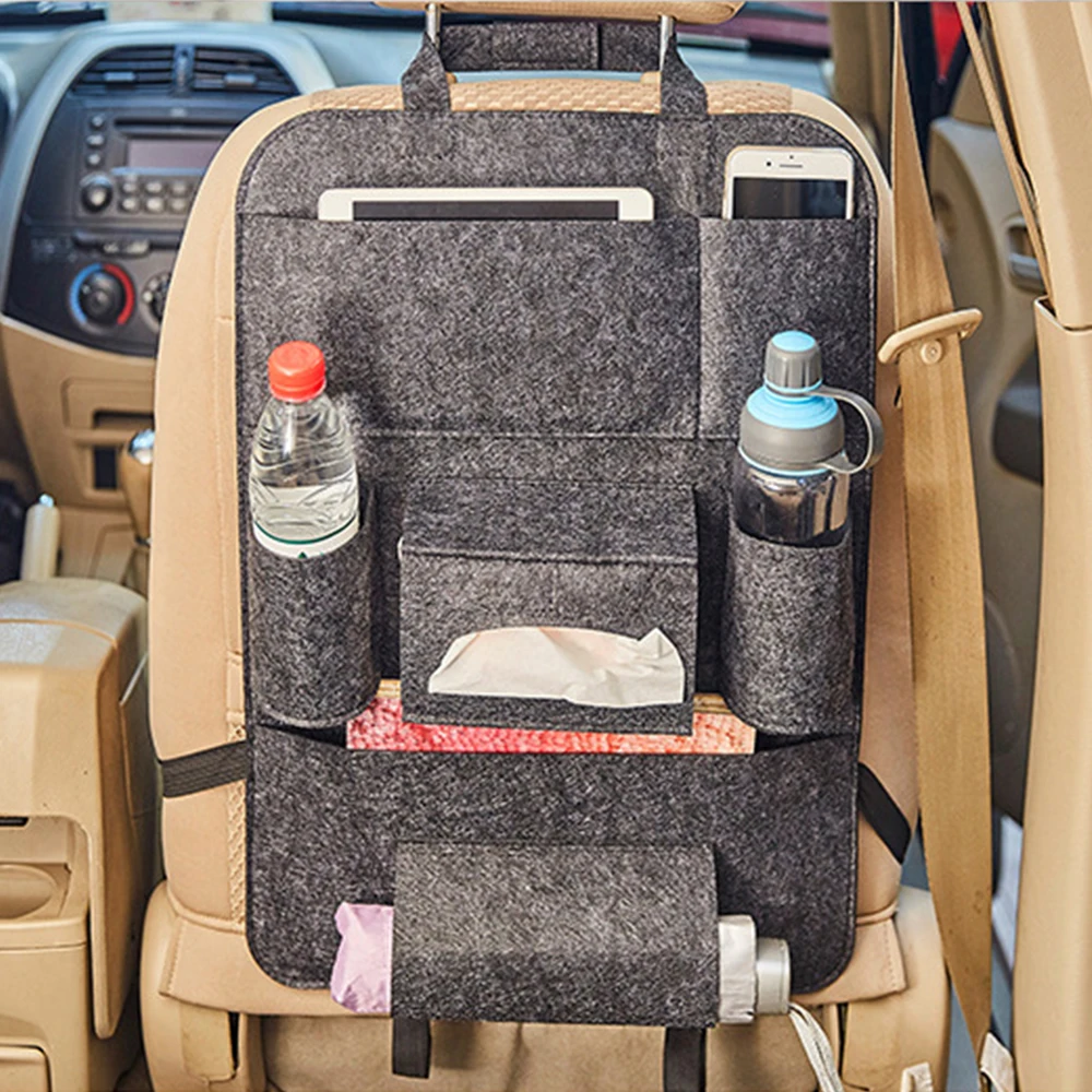 Органайзер на спинку сиденья автомобиля многофункциональный шерстяной