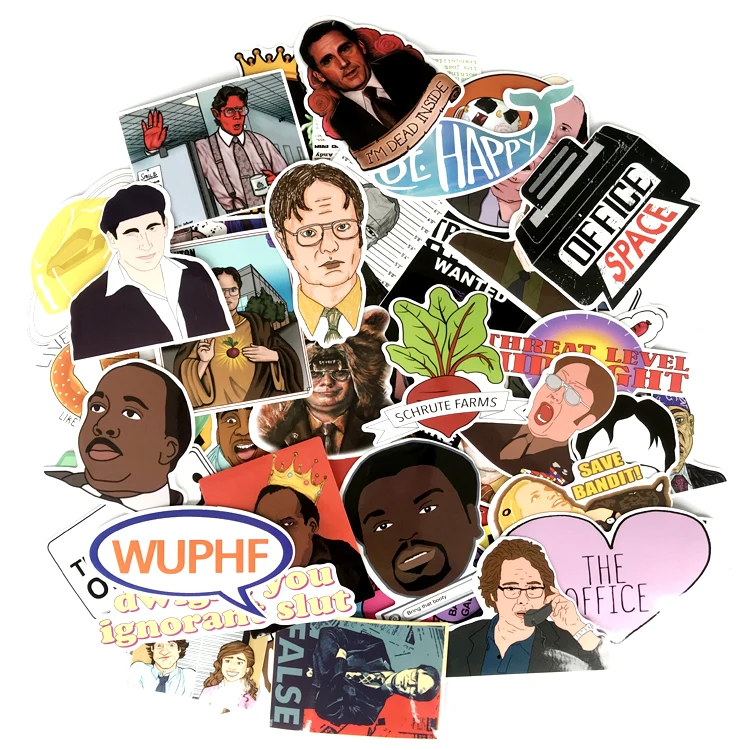 62 шт друзья офис ТВ шоу водонепроницаемый забавный стикер багаж мотоцикл и