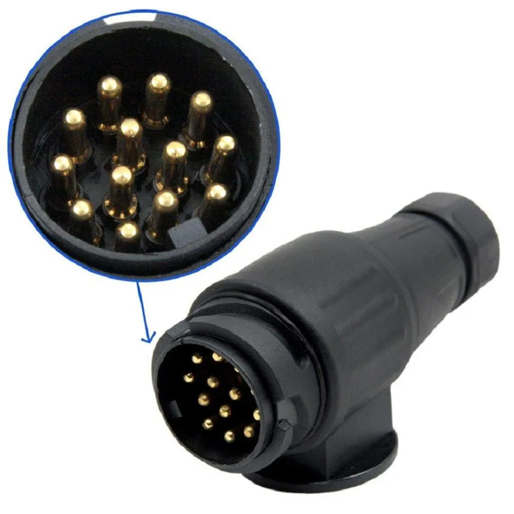 13 контактный штекер прицепа для автомобиля трейлера 12 В освещение караван или