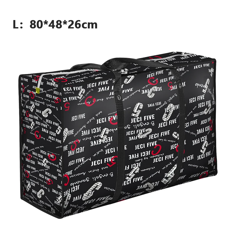 3L 80X48X26cm Большая сумка для путешествий, большая тканая сумка для путешествий, сумка для сортировки одежды из водонепроницаемой пленки, Большая вместительная сумка для доставки - Цвет: 3L 80X48X26cm