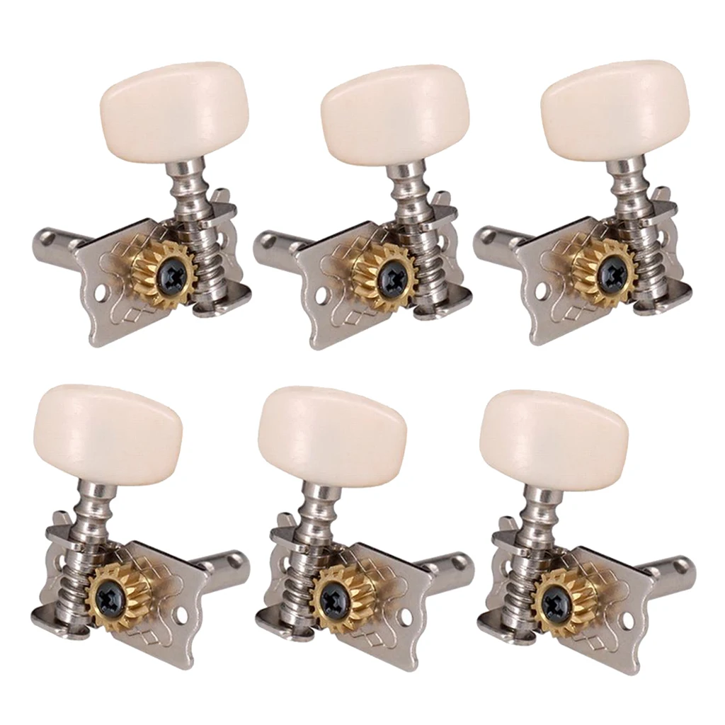 

Acoustic Guitar 3L3R Open String Button Tuning Key Tuner Pegs Knobs Parts