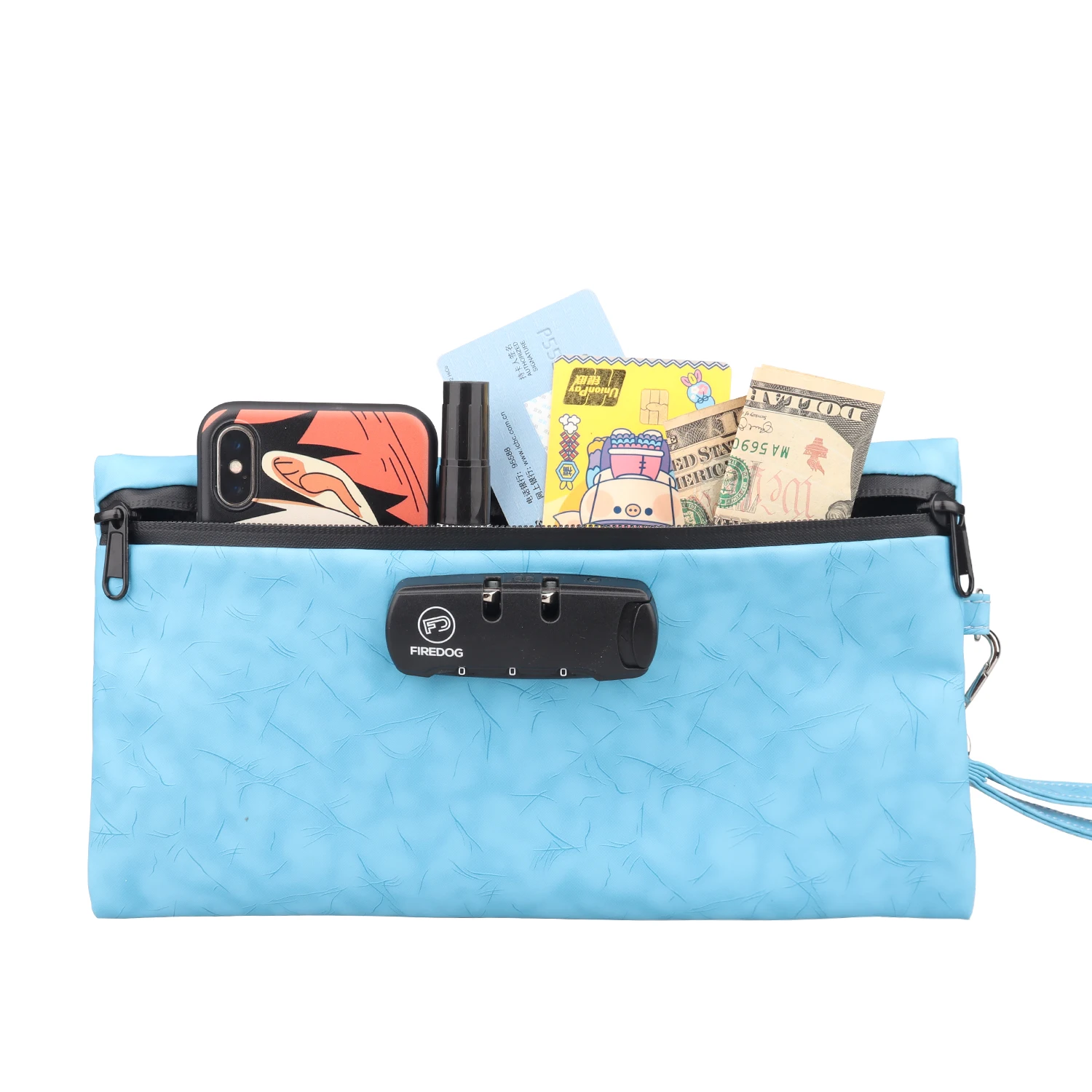 FIREDOG Дымчатая сумка с защитой от запаха и комбинированным замком карбоновый