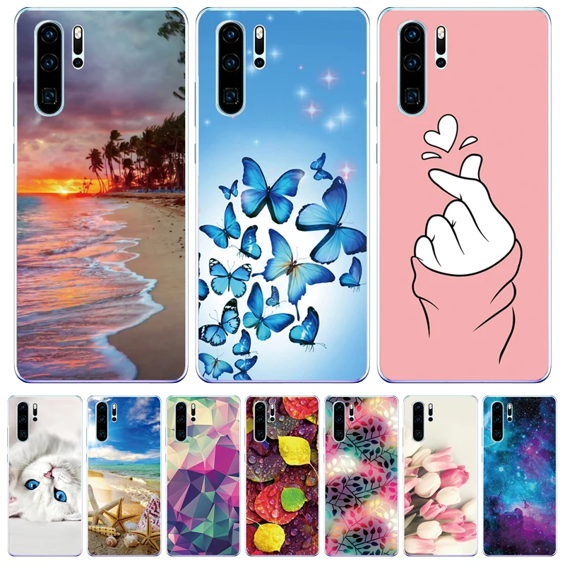 Мультяшный чехол для huawei P30 Lite Мягкая силиконовая задняя крышка телефона Pro P30Lite