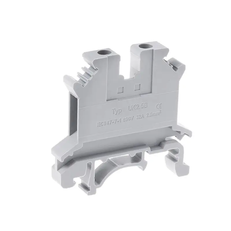 10Pcs/set UK-2.5B Universal Panel Mount Screw Terminal Block PCB Din Rail Wiring Connector Terminals | Обустройство дома