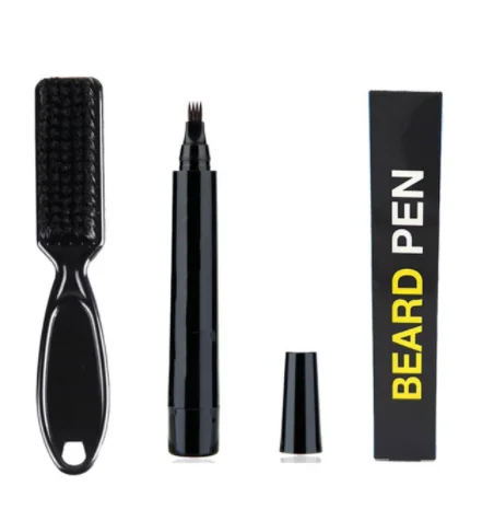 

Beard Filling Pen Kit Barber Pencil With Brush Salon Facial Hair Engraving Styling Eyebrow Tool Male Mustache Repair Shape