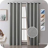 bileehom 100 blackout curtains for living room bedroom window treatment curtains for kitchen custom made blinds finished drapes