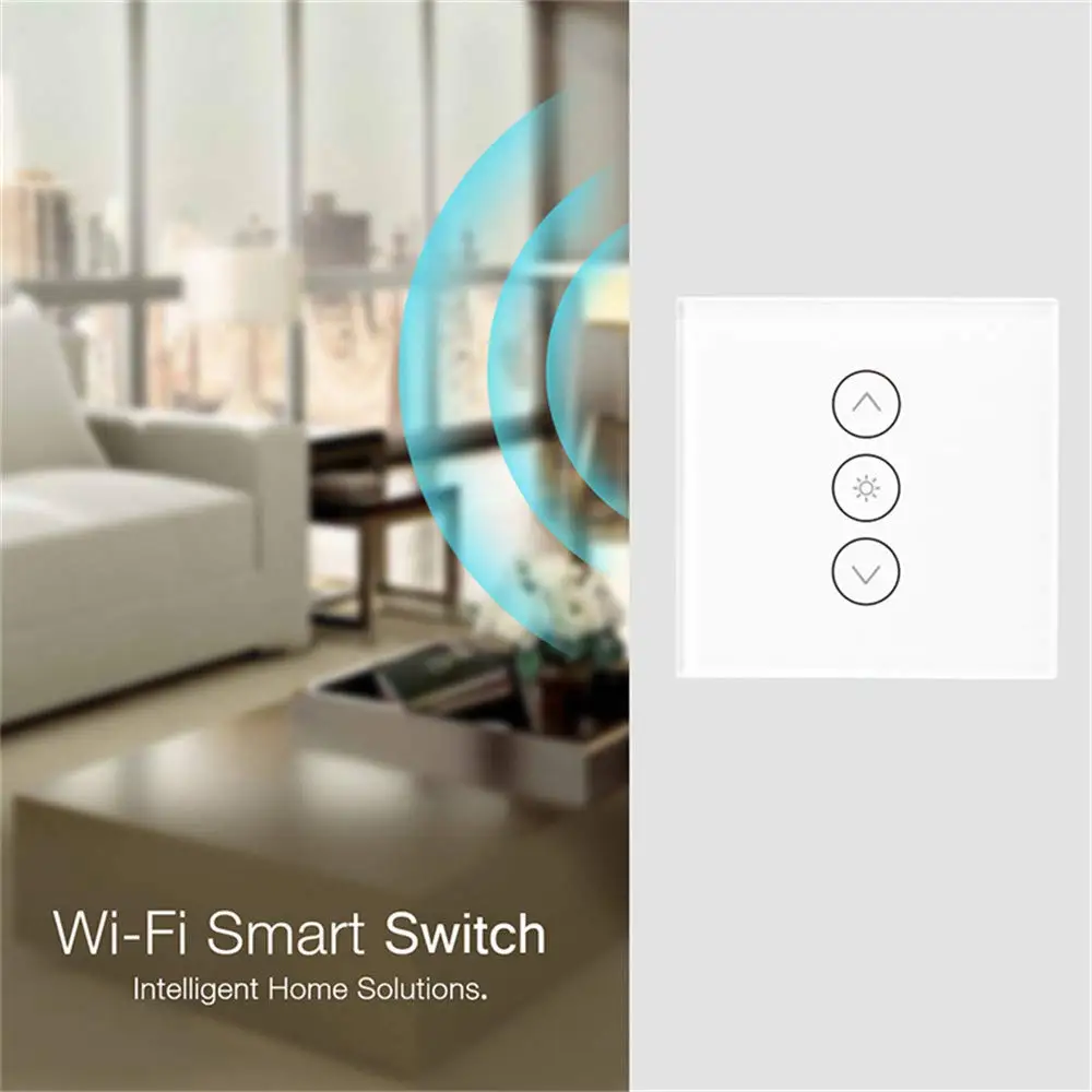 Умный настенный сенсорный выключатель света с Wi-Fi и управлением через приложение от AliExpress WW
