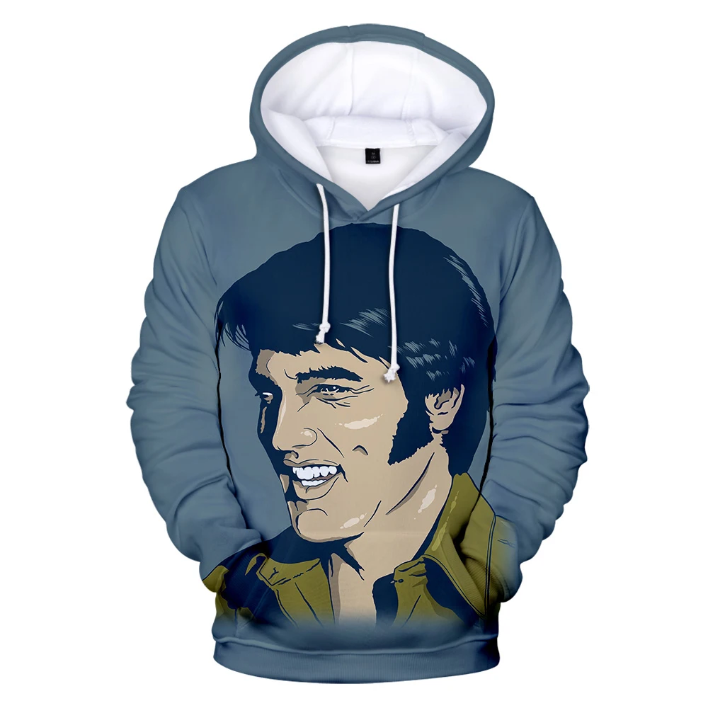 Толстовка Elvis Presley с капюшоном для мужчин и женщин модный Повседневный пуловер 3D