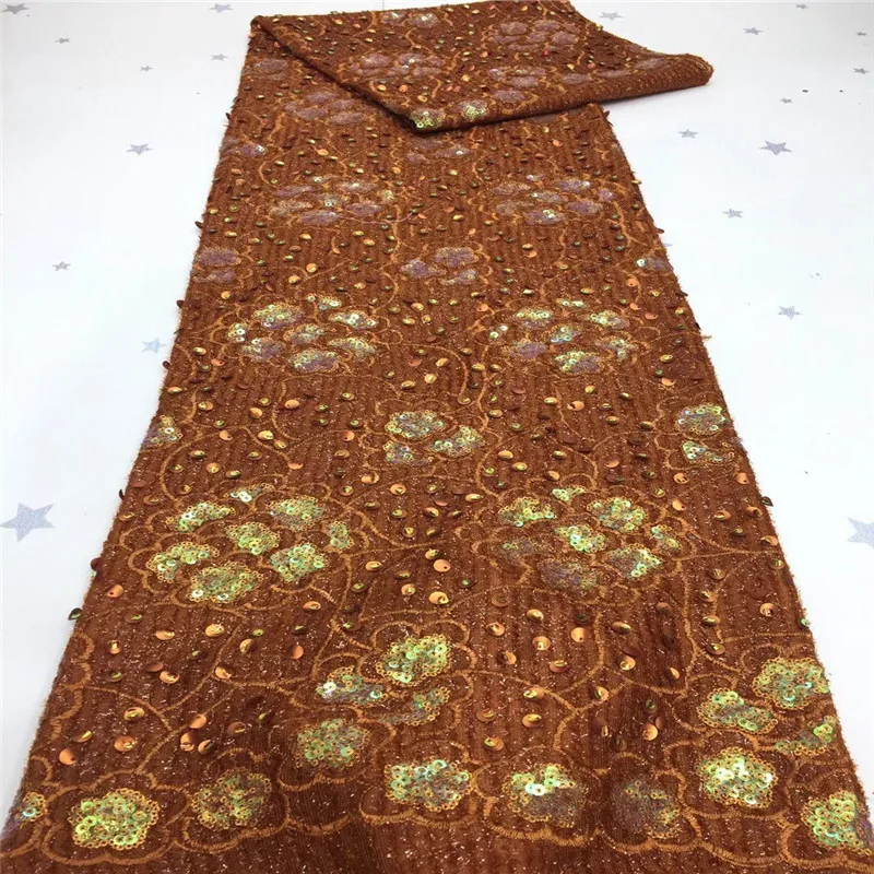 

Nigerian Sequins Lace Fabrics green 2020 sky blue High Quality African Lace Fabric Wedding French Tulle Lace Material For Dress