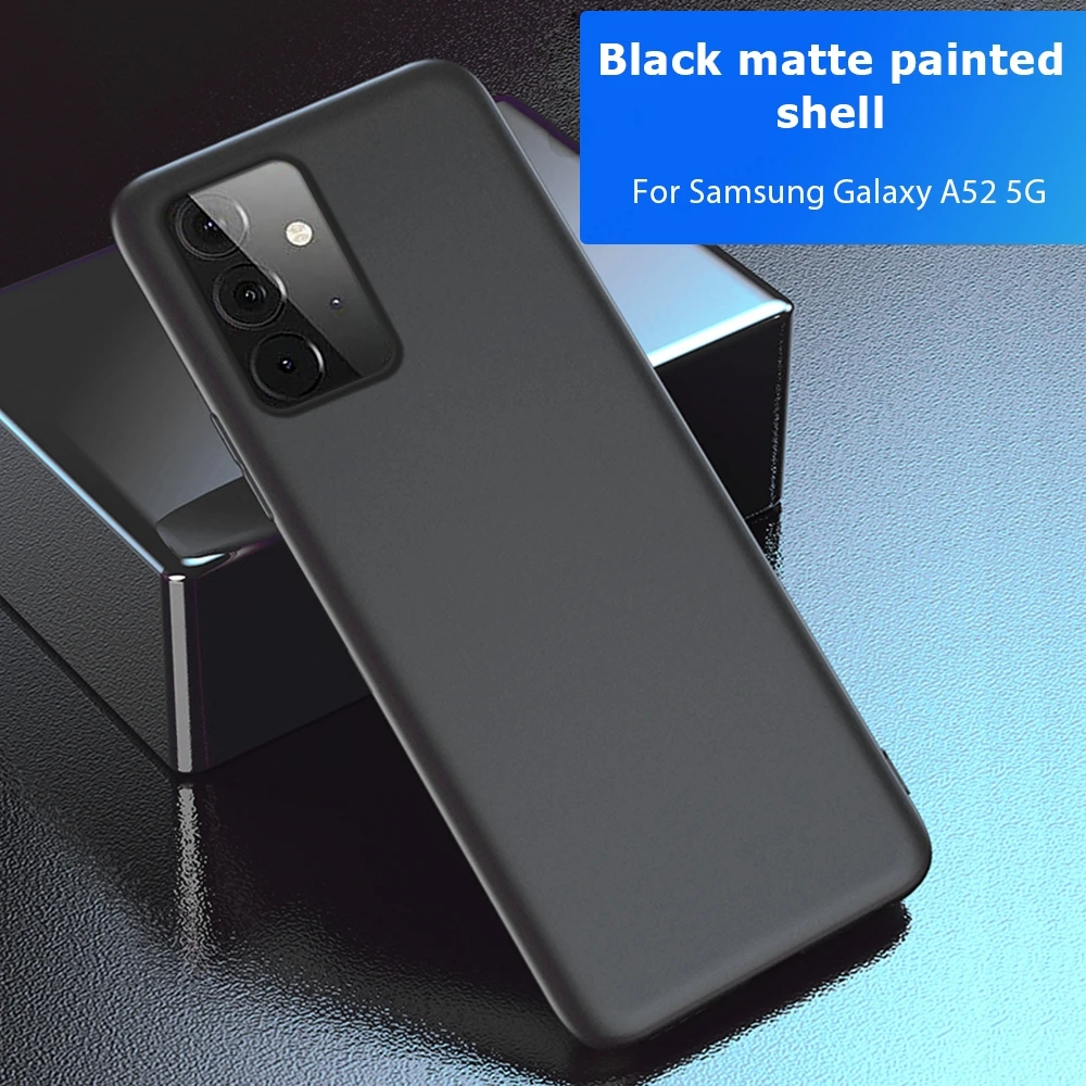 

Soft Silicon TPU Case for Samsung A52 A42 A72 A32 A12 5G Cover Phone Case For Samsung A52 A32 A72 Coque Ultra Thin Black Matte