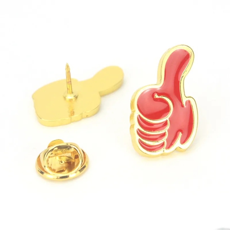 Компания награда отличный сотрудник булавки палец вверх брошь значок для