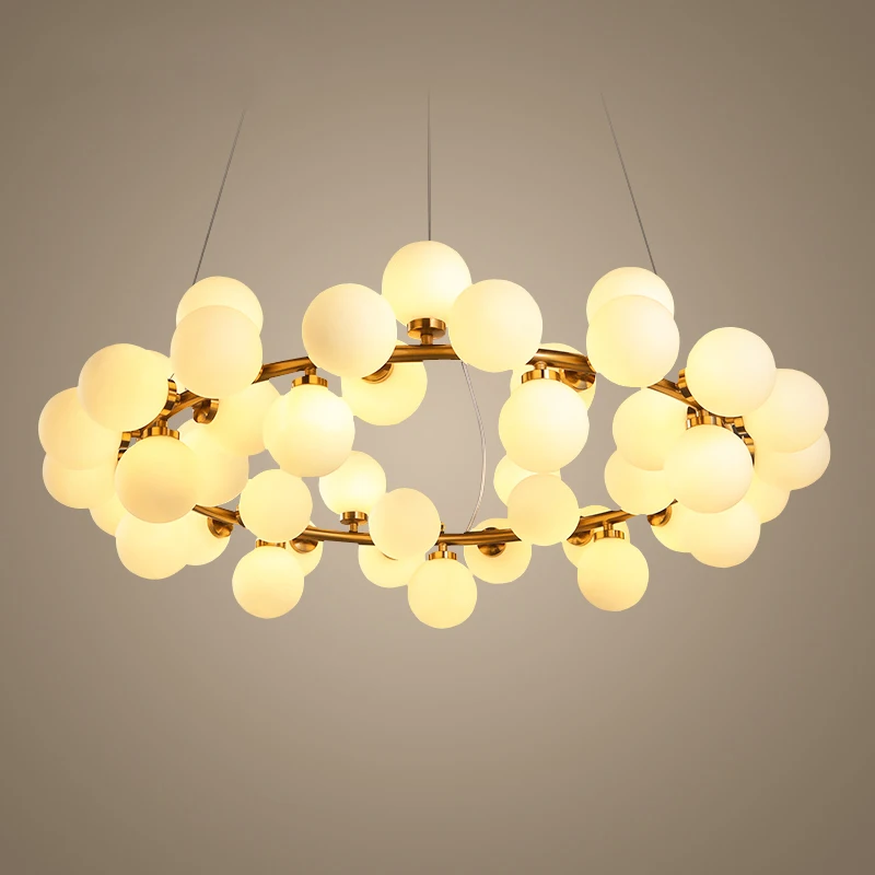 Винтажная люстра с воздушными шарами Круглая Люстра для гостевого ресторана
