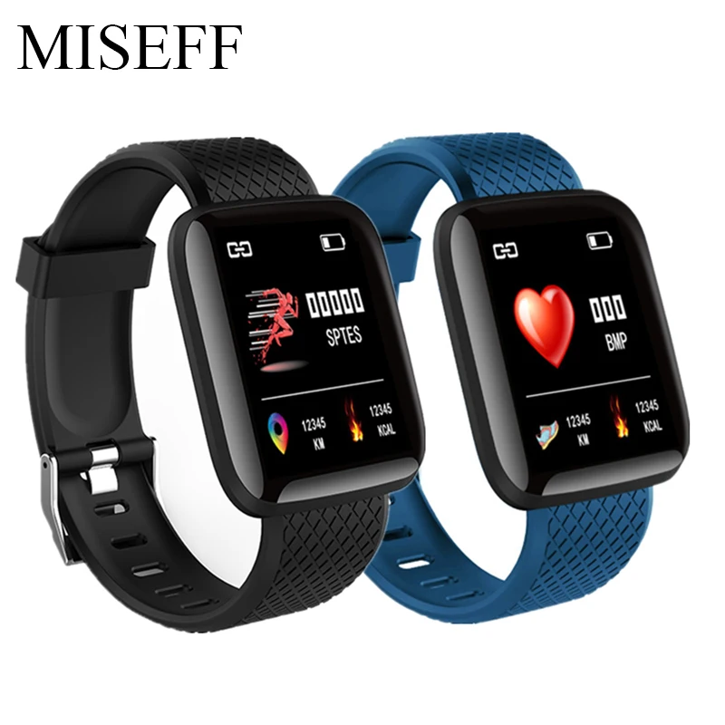 Умные часы 116 Plus фитнес браслет артериальное давление пульсометр Android шагомер D13