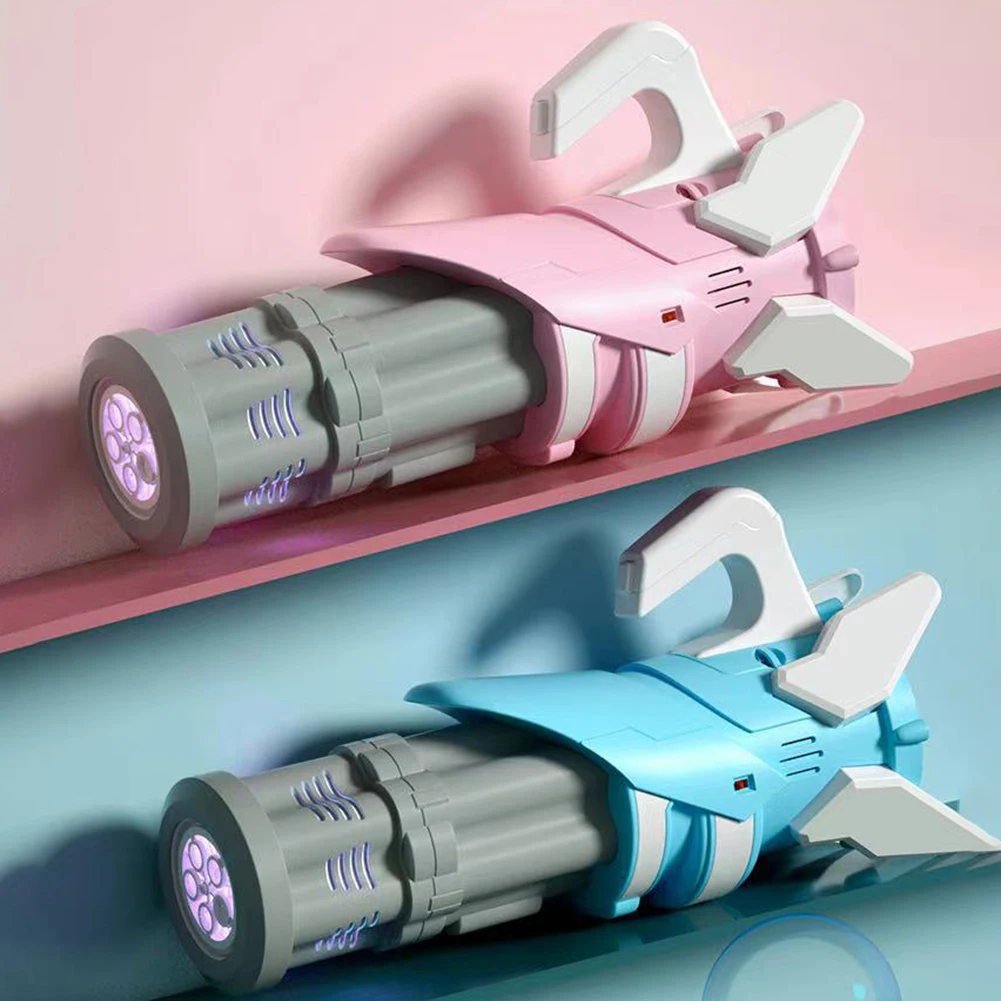 

Новые детские автоматический пистолет для стрельбы мыльными пузырями игрушки Летняя уличная игрушка мыльную воду для мыльных пузырей плас...