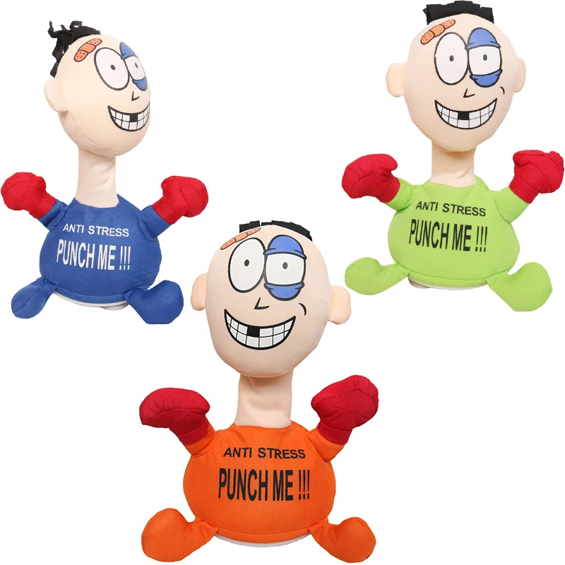 

Vent Plush Toy Comfortable Touching Punch Electric Doll Funny Emotional Vent Relieve Stress Anxiety Screaming Doll For Children