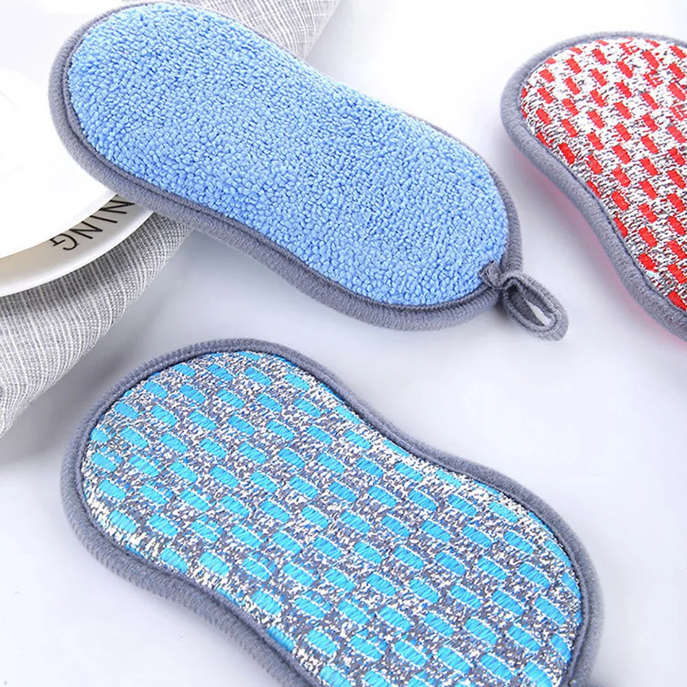 

Double-sided Cleaning Sponge Anti-microbial Melamine Sponges Kitchen Sponge for Washing Dishes Kitchen Scourer Pan Brush Tool