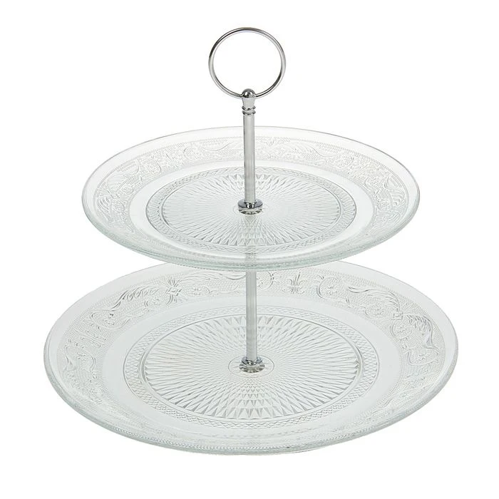 Блюдо 2 яруса &quotВосток&quot диаметр 20/25 см|Блюдца и тарелки| |