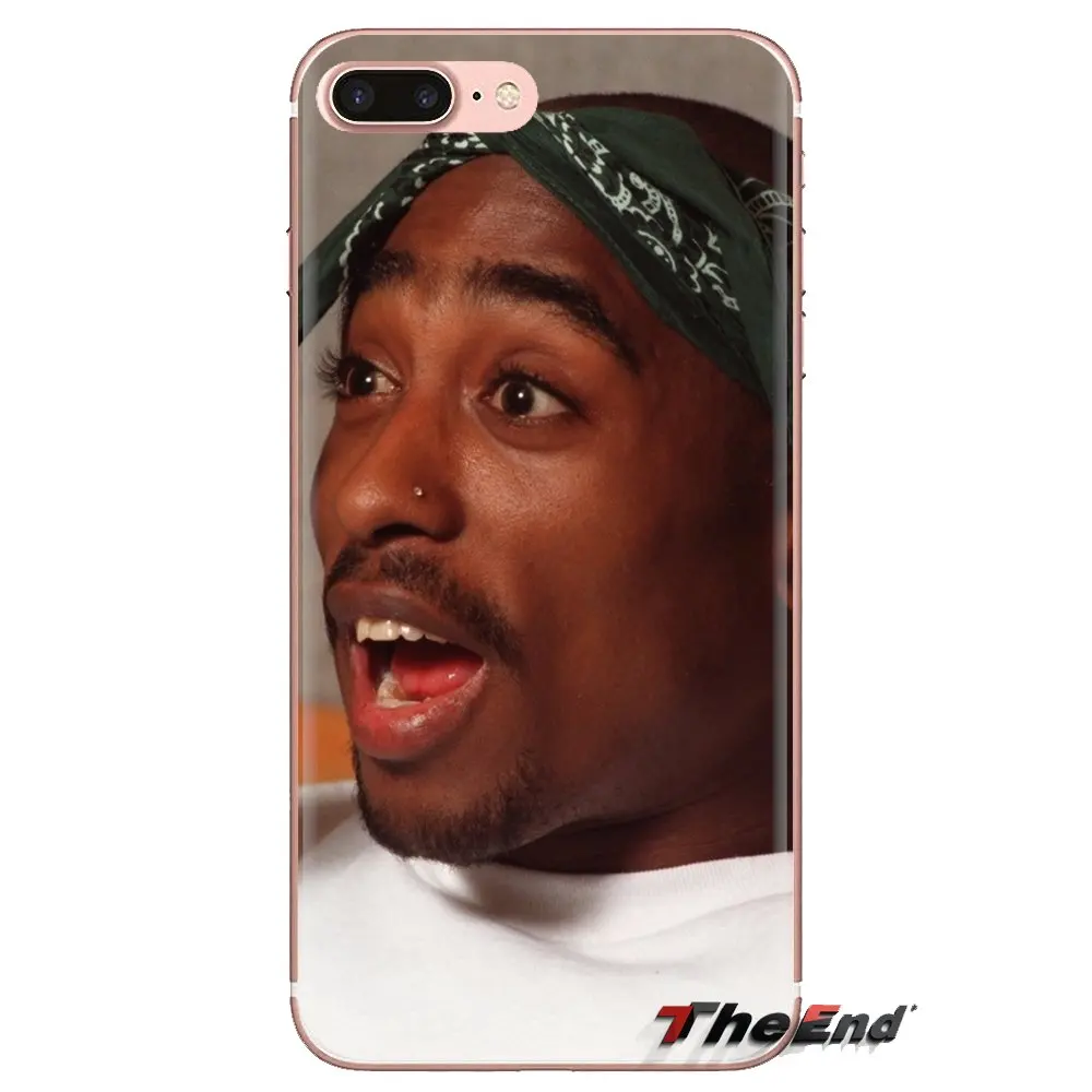 Модная обувь в стиле хип-хоп человек 2pac прозрачный мягкий чехол из ТПУ с принтом
