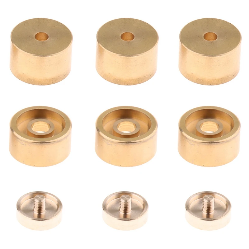 HOT 1 Set Trumpet Valve Finger Buttons Parts Accessories Musical Instrument for -Golden | Спорт и развлечения
