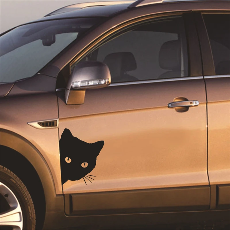Модные продажи наклейки на автомобиль pet cat сторона сторонний стикер мотоцикл