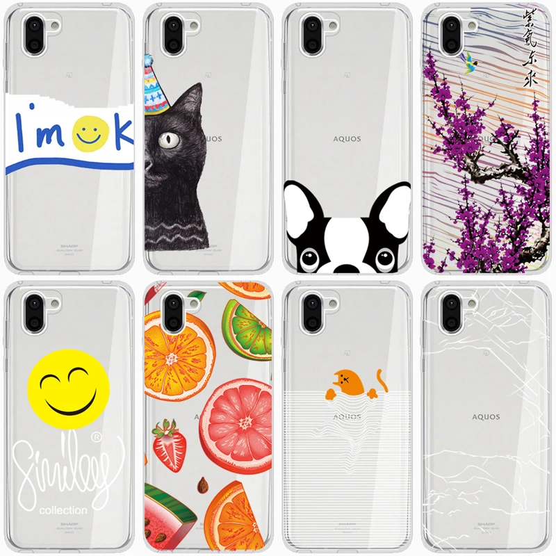 Ультратонкий Прозрачный мягкий чехол из ТПУ для Sharp Aquos R3 |