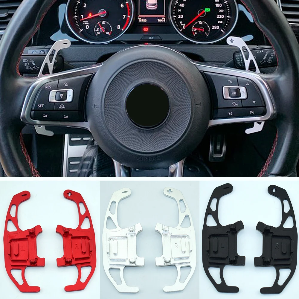 

2 шт., автомобильный рычаг переключения передач на руль для VW GOLF GTI R GTD GTE MK7 7 POLO GTI Scirocco 2014 2015 -2019 2020