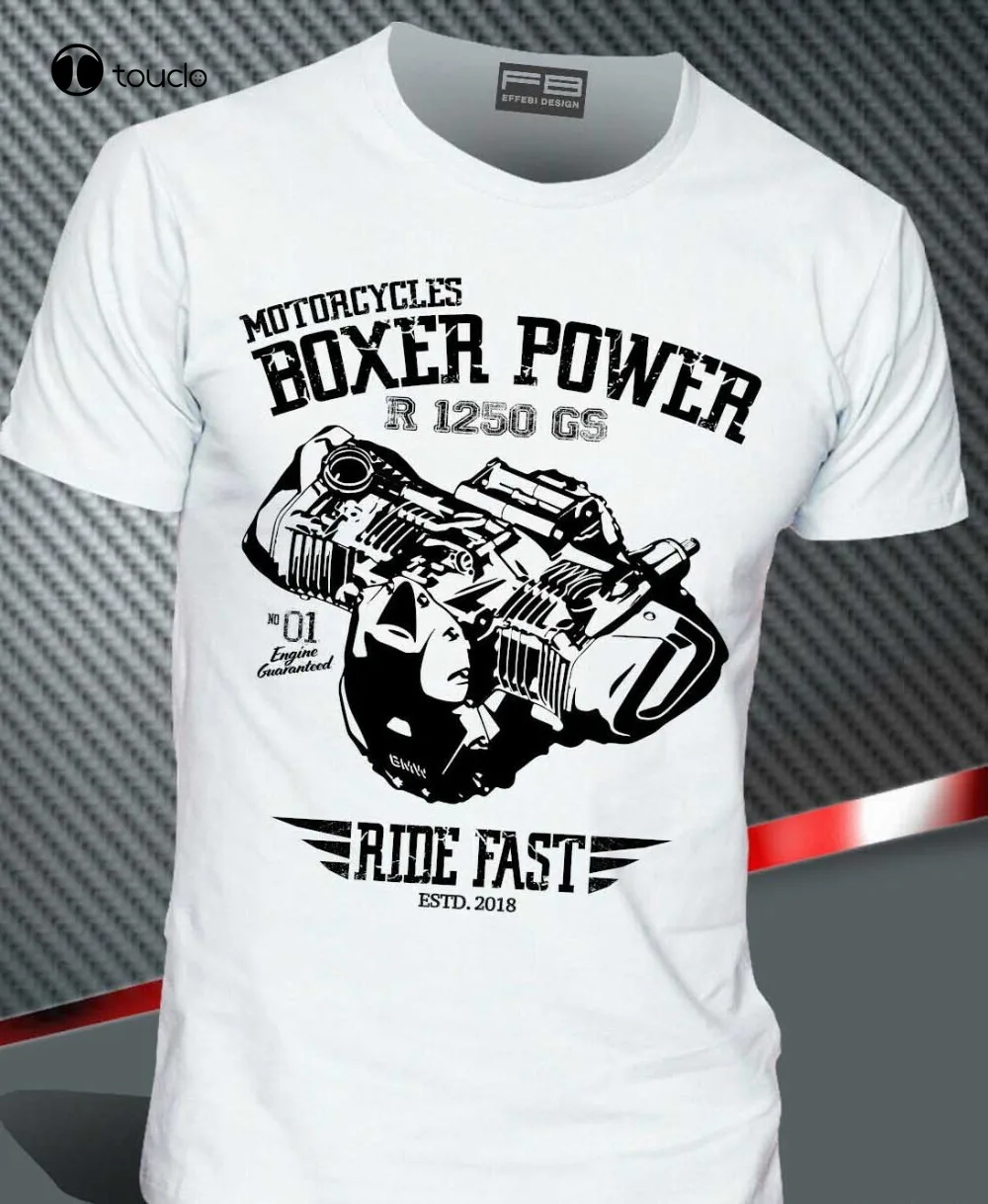 

T-Shirt R1200Gs R1250 Gs Exclusive Adventure Boxer Power Engine Motorrad Men Summer Printing Cotton Tops Tees T Shirt Unisex