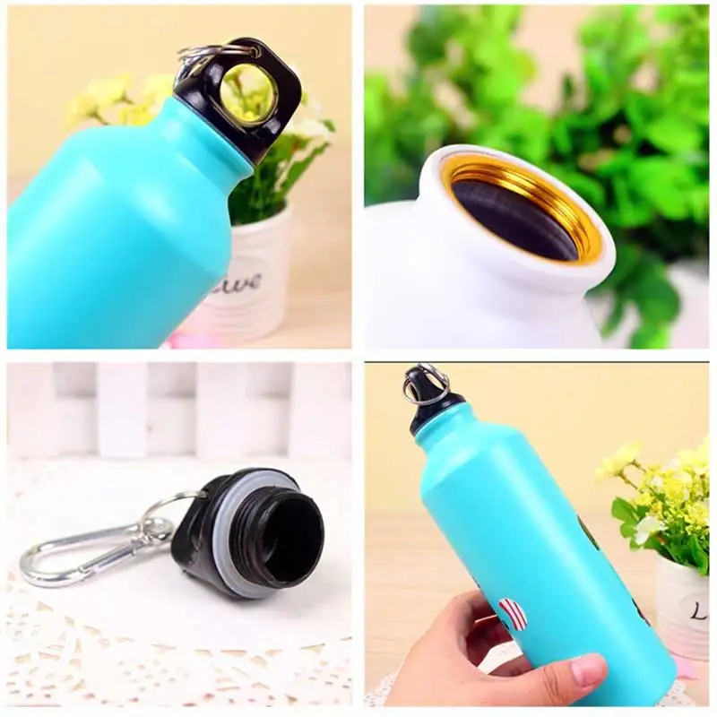 500 мл портативная бутылка для воды с милым рисунком из мультфильма спортивная