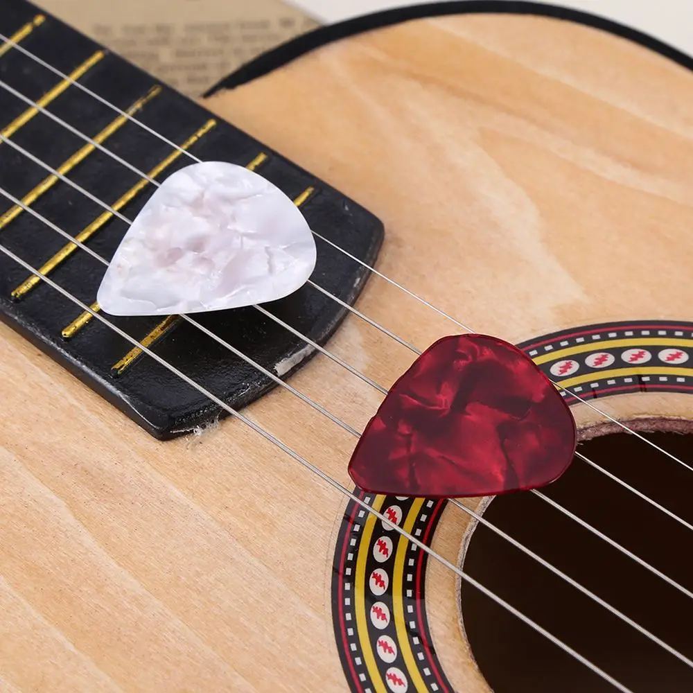 10pcs Guitar Celluloid Picks Ukulele Plectrum Acoustic Electric Smooth Accessories |
