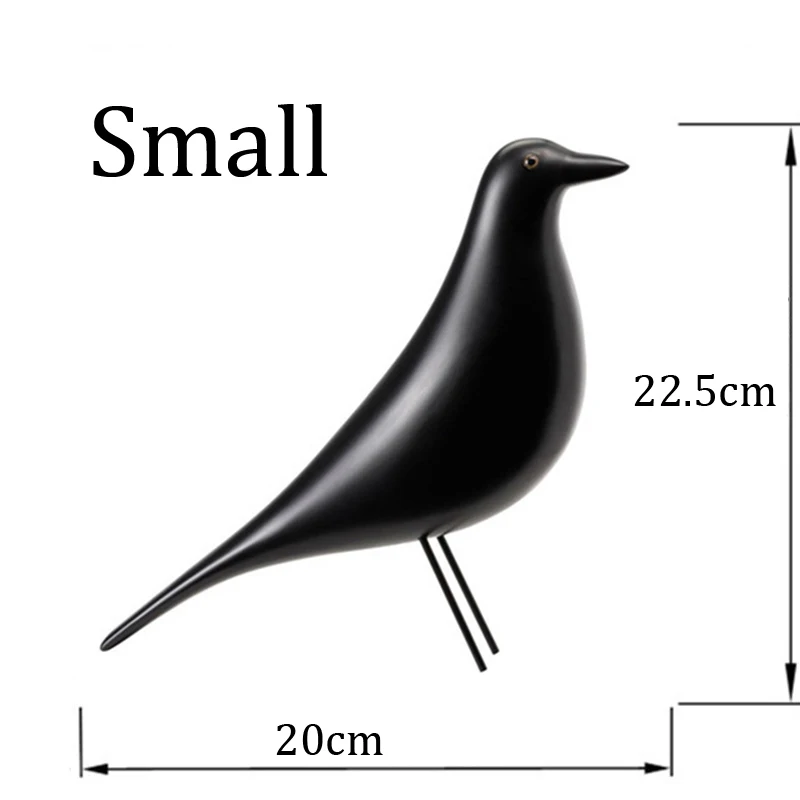 Креативная Статуэтка птицы из смолы статуэтка офисные украшения скульптура