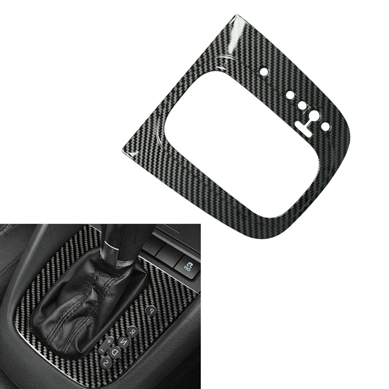 

Auto Carbon Fiber Central Gear Shift Panel Control Panel Decal Interior Modification for Golf 6 MK6 2008-2013 RHD