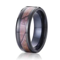 2019 wooden ring male tungsten carbide wedding band fashion rings for men