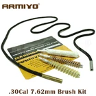 Armiyo 3 шт.компл. 30 Калибр. 7,62 калибра мм отверстие для винтовки AK Чистящая Щетка бронзовая нейлоновая хлопчатобумажная Смешанная детская нить 8-32