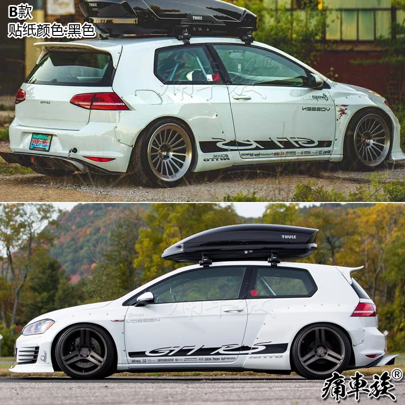 Car stickers For Volkswagen Golf 7 Sticker Lahua Golf 7 Appearance Decoration Modified Body Car Sticker