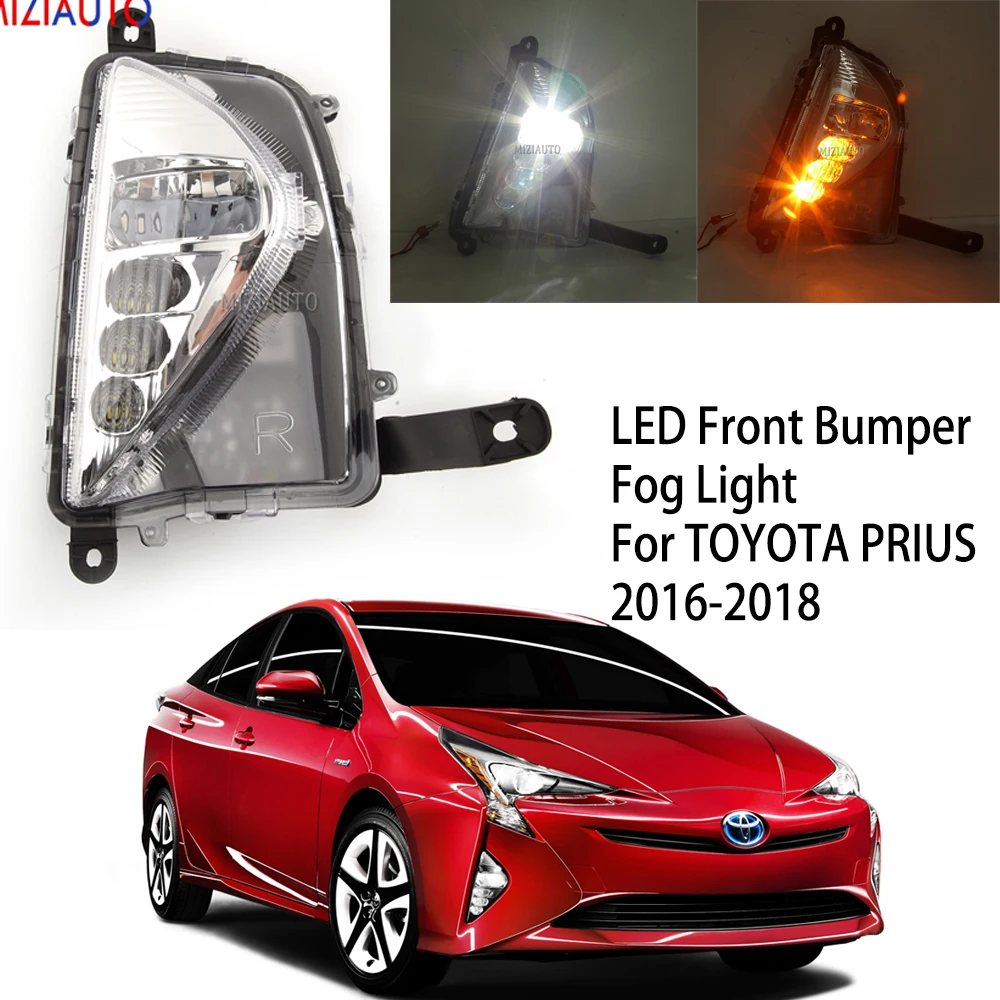 Противотуманные фары светодиодные передние противотуманные для Toyota Prius 2016 2017 2018 |