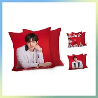 kpop bangtan boys meets ldf pictorial pattern double sided pillow jimin jin jungkook suga rm car lumbar pad sofa decor h57
