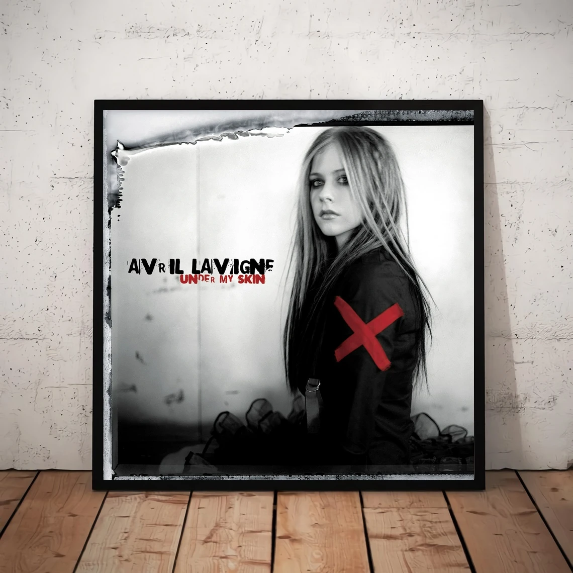 

Avril Lavigne Under My Skin Music Album Cover Poster Canvas Art Print Home Decoration Wall Painting ( No Frame )