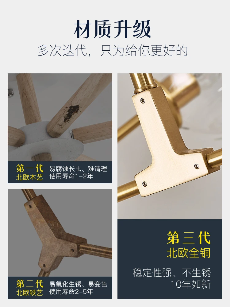 Online Lampade E Lanterne Nordiche Soggiorno Semplice E Moderno Personalità Creativa Atmosfera Camera Da Letto Sala Da Pranzo Lampadario In Stile Nordico