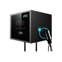 ark 22kw public ac charging station ev charger for electric vehicles wall mount with pedestal mount option and ocpp