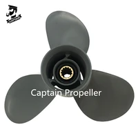 captain outboard propeller 11 14x13 fit honda engine 35hp bf40d 45hp bf50d bf50a bf60 13 tooth 3 blade aluminum honda propeller