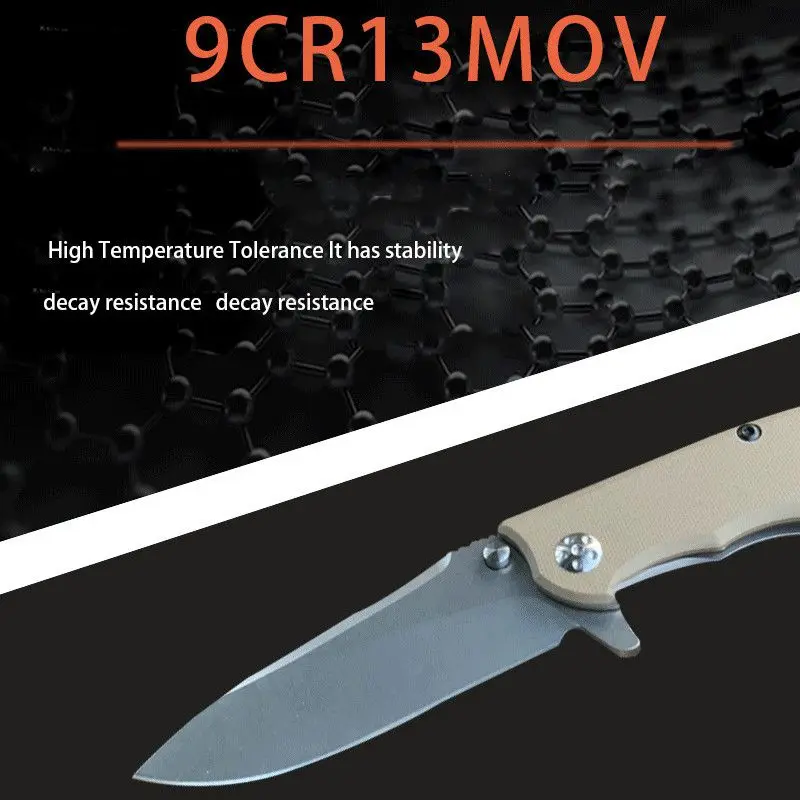 Складной нож ZT карманный складной с шарикоподшипником лезвие 9CR13MOV рукоятка G10