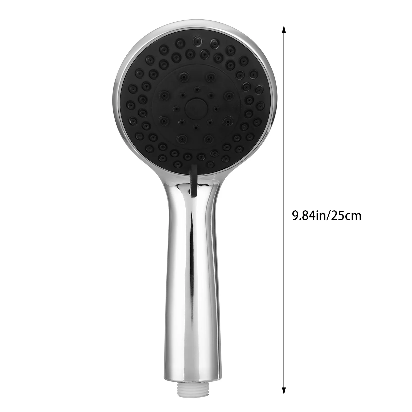 

Bath Shower Adjustable Jetting Shower Head Shower Head 3 Modes 5 Adjustment Stage Easy To Install Water Saving One Button