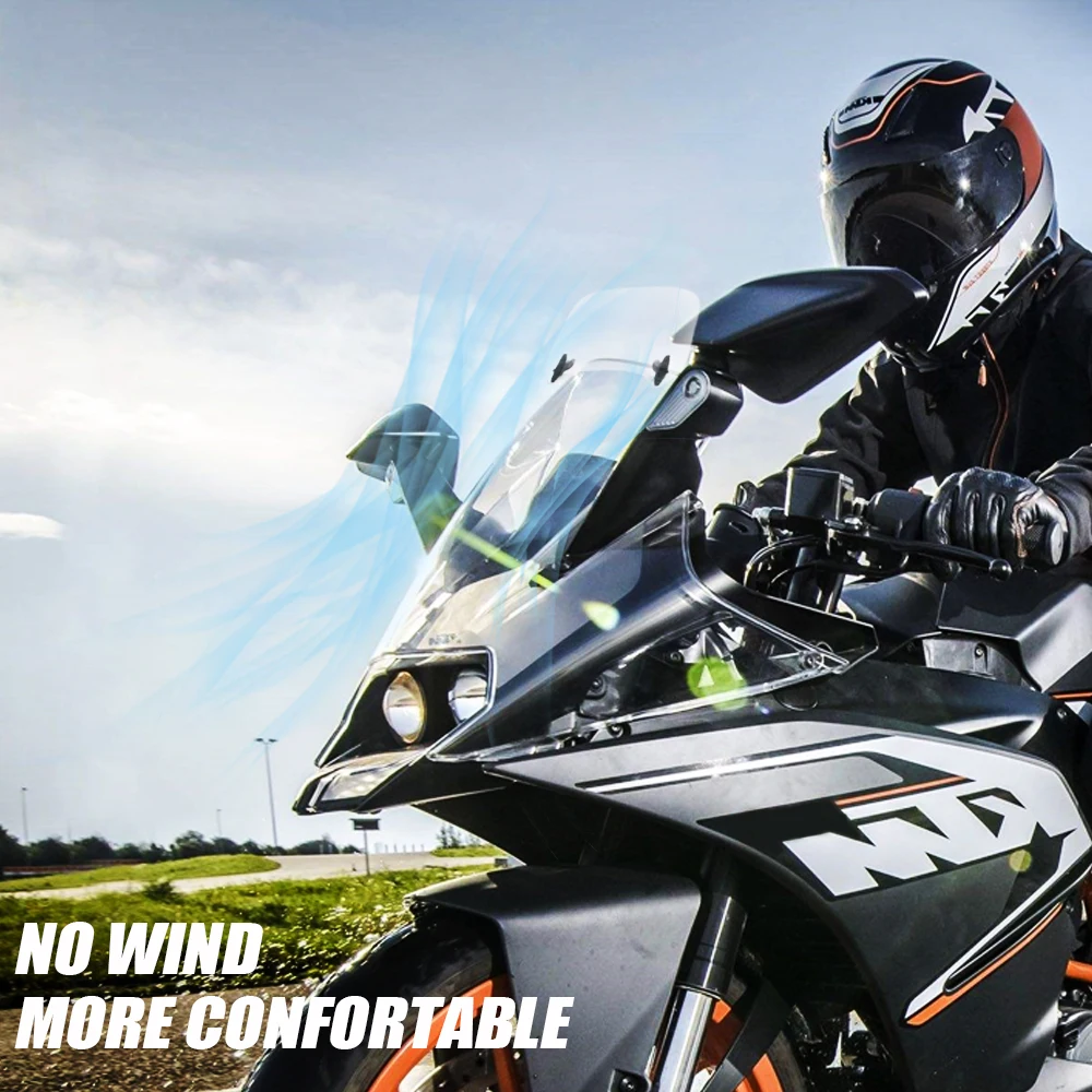 Запчасти для мотоциклов Регулируемый зажим на лобовое стекло расширение спойлер