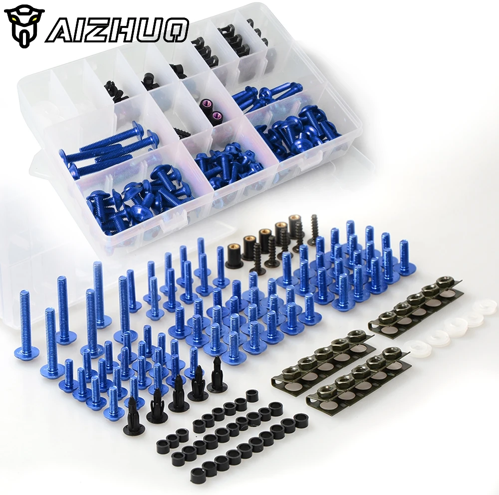 

Motorcycle Fairing Bolts Screws Body Spring Bolts Kit For YAMAHA YZF 600 MT125 MT25 MT01 MT03 MT07 MT09 MT10 FJR1300 FJR 1300