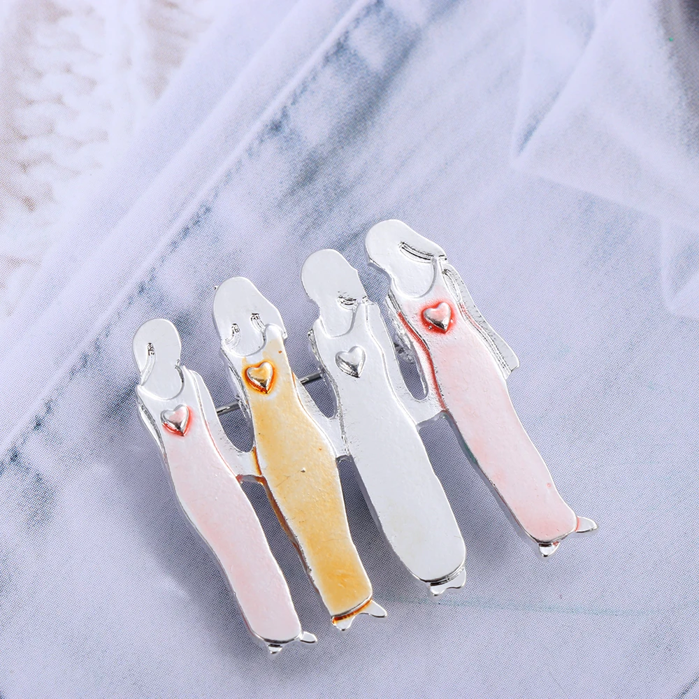 1 предмет My красивых сестер брошь с застежкой двух шесть лучшие броши для друзей